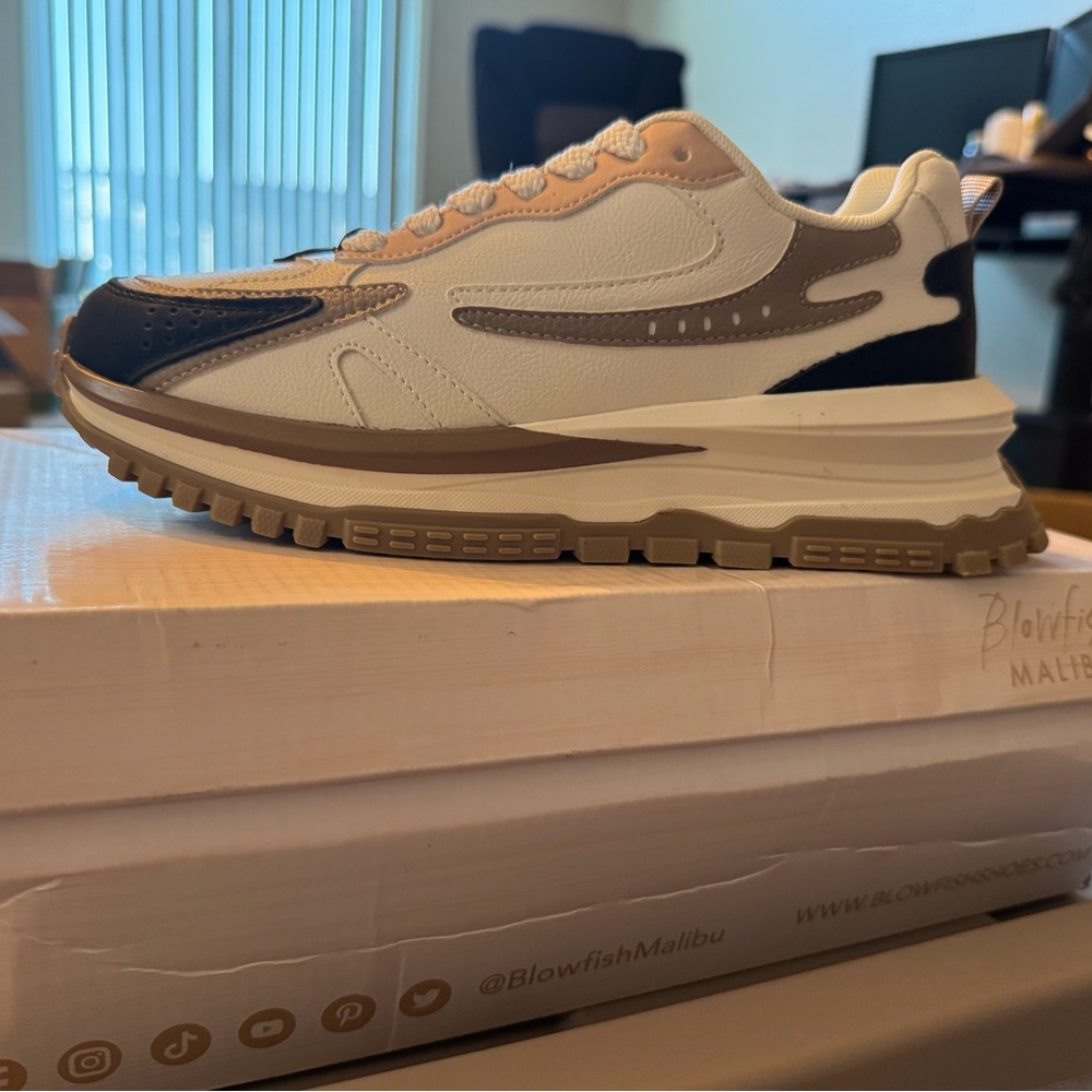 Blowfish Malibu Cream and Tan Sneakers - Picture 5 of 5